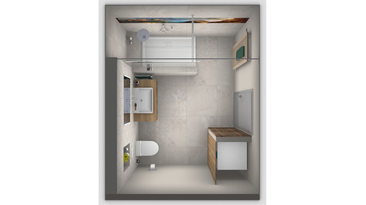 Bad_Whg 7_Blick Dusche Waschbecken